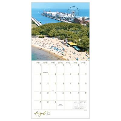 2027 TF Publishing Chicago 12" x 12" Monthly Wall Calendar, Multicolored (27-1036)