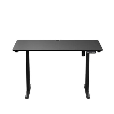 Huanuo 40W Electric Rectangular Adjustable Standing Desk, Black (HNESD67B)