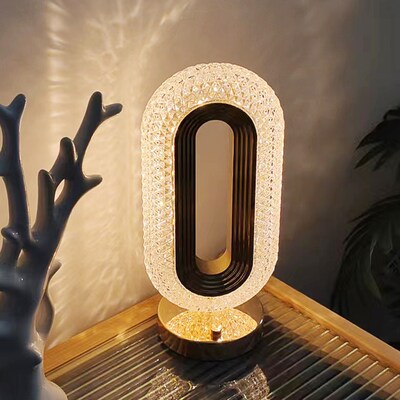 Tech Mod LED Oval Crystal Lamp
