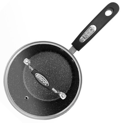 THE ROCK by Starfrit Terra Aluminum 3-Qt. Saucepan, Black (060309-002-0000)
