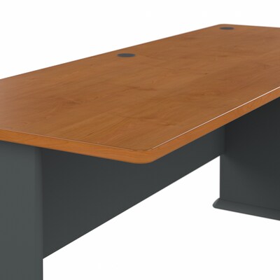 Bush Business Furniture Cubix 72"W Desk, Natural Cherry (WC57472)
