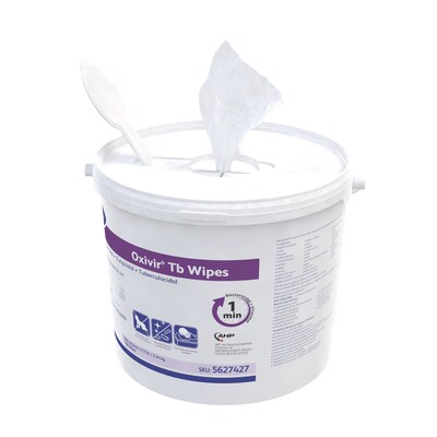 Oxivir Disinfecting Wipes, 160 Wipes/Container, 4/Carton (5627427)