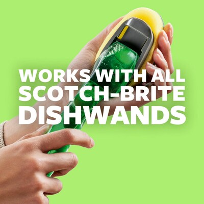 Scotch-Brite Heavy Duty Dishwand Refills, Green, 2/Pack (481-7-RSC)