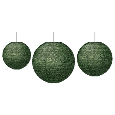 Teacher Created Resources Boxwood Hanging Paper Lanterns, 3/Pack, 3 Packs/Bundle (TCR77504-3)