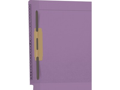 Medical Arts Press Reinforced Classification Folder, 1 3/8 Expansion, Letter Size, Lavender, 50/Box (F1170-LAV-1)