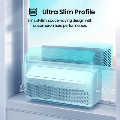 Hisense 115-Volt 12000 BTU Window Air Conditioner with Remote, WiFi Enabled, White (AALW12TW26)