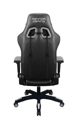 Raynor Group Energy Pro Series Fabric/Polyurethane Gaming Chair, Black/White (G-EPRO-WHT)