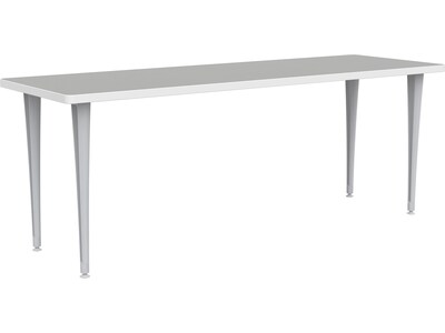 Safco Rumba Training Room Table, 24" x 72", Fashion Gray (RBA7224PGSLFNGY)