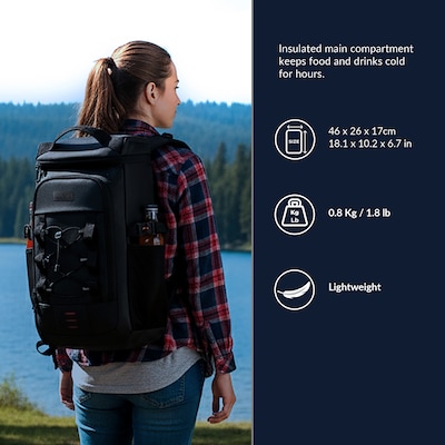 Dukap Kiva Backpack, X-Large, Black (CDKKIV18BLK)