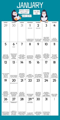2025 Willow Creek Bad Dad Jokes 12" x 12" Monthly Wall Calendar  (41567)