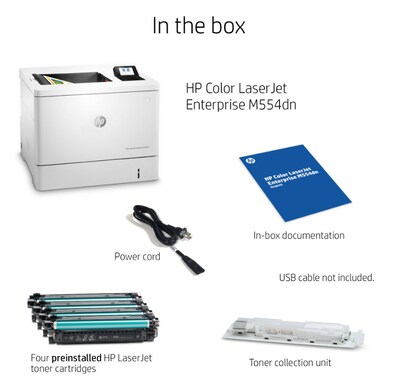 HP Color LaserJet Enterprise M554dn Printer (7ZU81A#BGJ)