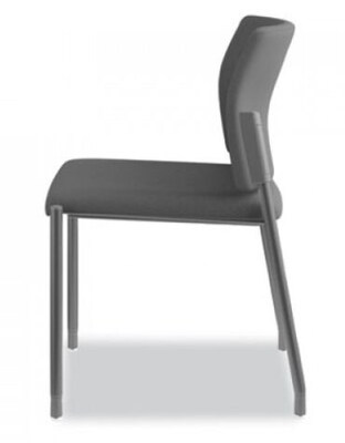 HON Accommodate Series Guest Chair, 23.5 x 22.25 x 31.5, Black, 2/Carton (SGS6NBCU10CK)