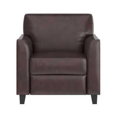 Flash Furniture HERCULES Diplomat Series LeatherSoft Office Guest and Reception Chair, Brown (BT8271BN)