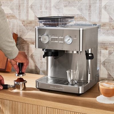 KitchenAid Pump/Automatic Espresso Machine, Stainless Steel (KES6551SX)