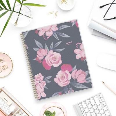 2026 Blue Sky Mimi Pink Frosted 8.5" x 11" Weekly & Monthly Personal Planner (137264-26)