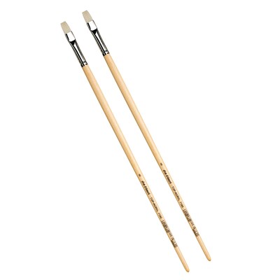 da Vinci TOP-ACRYL Oil and Acrylic Synthetic Bristle, Flat Brush, 2/Bundle (DVXVA71828-2)