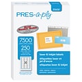PRES-a-ply Laser/Inkjet Address Labels, 1 x 2-5/8, White, 30 Labels/Sheet, 250 Sheets/Box (30606)