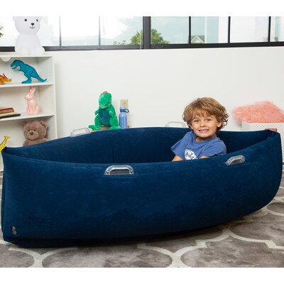 Bouncyband Comfy Hugging Peapod Sensory Pod, 60", Blue (BBAPD60BU)