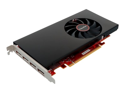 VisionTek AMD Radeon RX 550 4M PCI Express 3.0 4GB GDDR5 Graphics Card, 1500MHz, Black (901458)