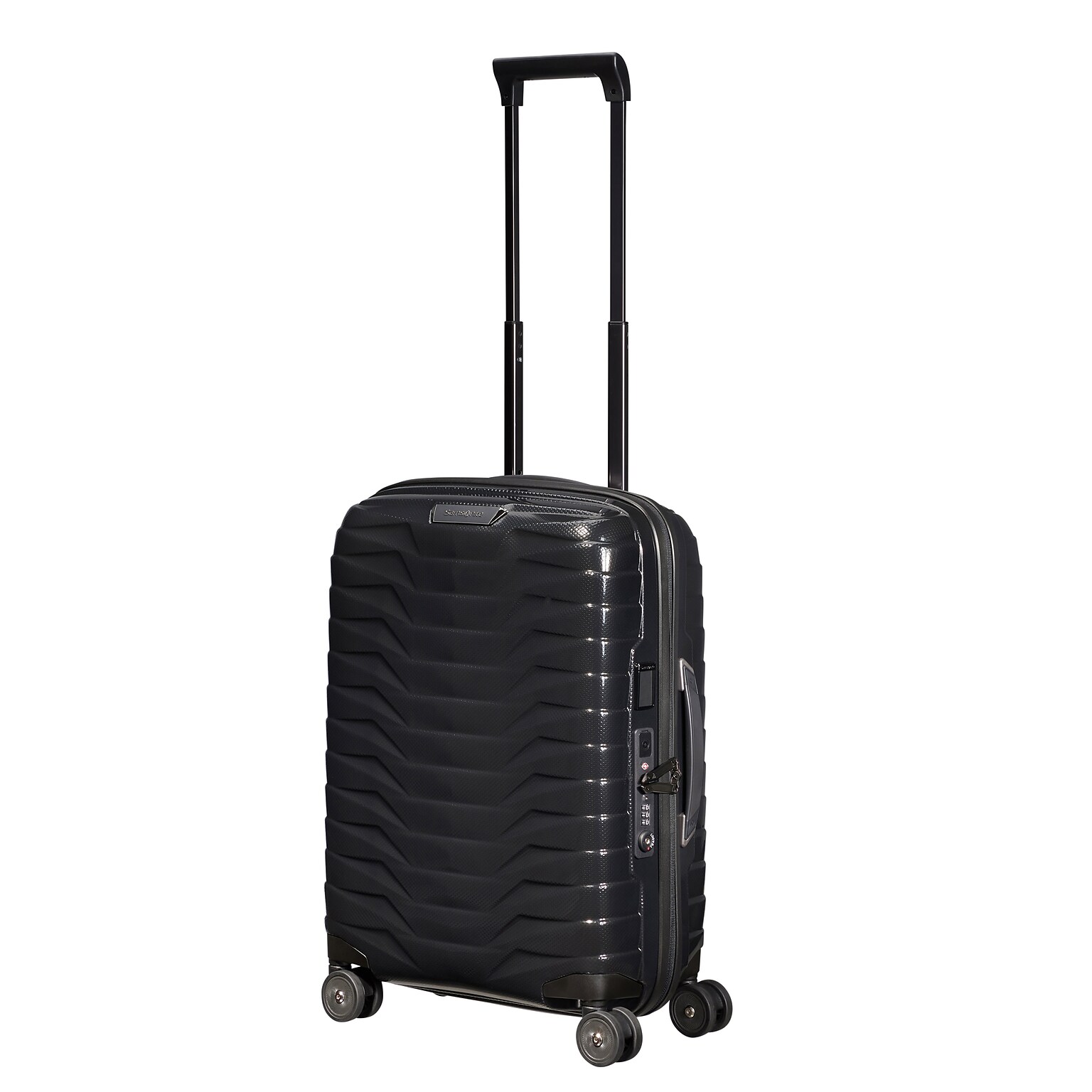 Samsonite Proxis 22 Hardside Carry-On Suitcase, 8-Wheeled Spinner, Black (141845-1041)