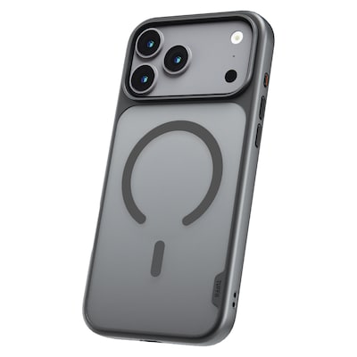 TUFF8 GlideGuard MagSafe Phone Case for iPhone 18 Pro Max, Shock Absorbing, Smoke Black (T8GG-IP1804BK)