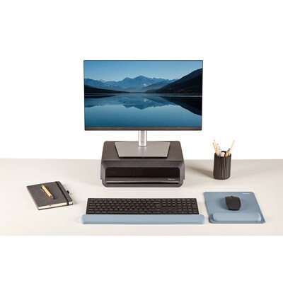 Fellowes Breyta Silicone Keyboard Wrist Rest, Blue (100145417)
