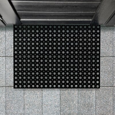 Floortex Doortex Octomat Outdoor Entrance Mat, 60 x 40, Black (NREMFLRU0102)