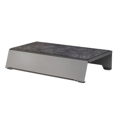 Allsop TechStyle Plus Monitor Stand, Up to 27 Monitor, with Endust for Electronics 70-Count Screen Cleaning Wipes, Gray