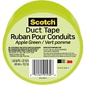 Scotch Duct Tape, 1.88 x 20 yds., Green (920-GRN-C)