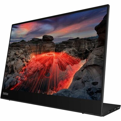 Lenovo ThinkVision M14t Gen2 14 60Hz WLED Portable Monitor, Adjustable, Universal Docking Station,