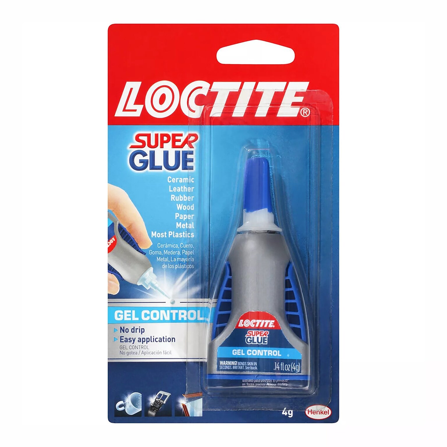 Loctite Gel Super Glue, 0.14 oz., Clear (234790)