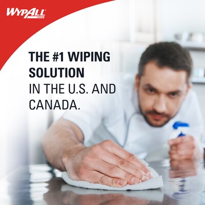 WypAll CriticalClean Fabric Food Service Cloths, 23.5" x 12.5", Red, 200 Cloths/Pack (51639)