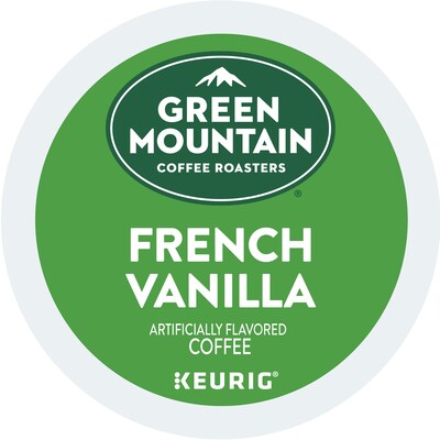 Green Mountain French Vanilla Silk Coffee Keurig® K-Cup® Pods, Light Roast, 96/Carton (6732)