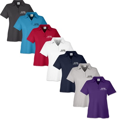 Custom Custom Core 365 Ladies Fusion Chromasoft Pique Polo