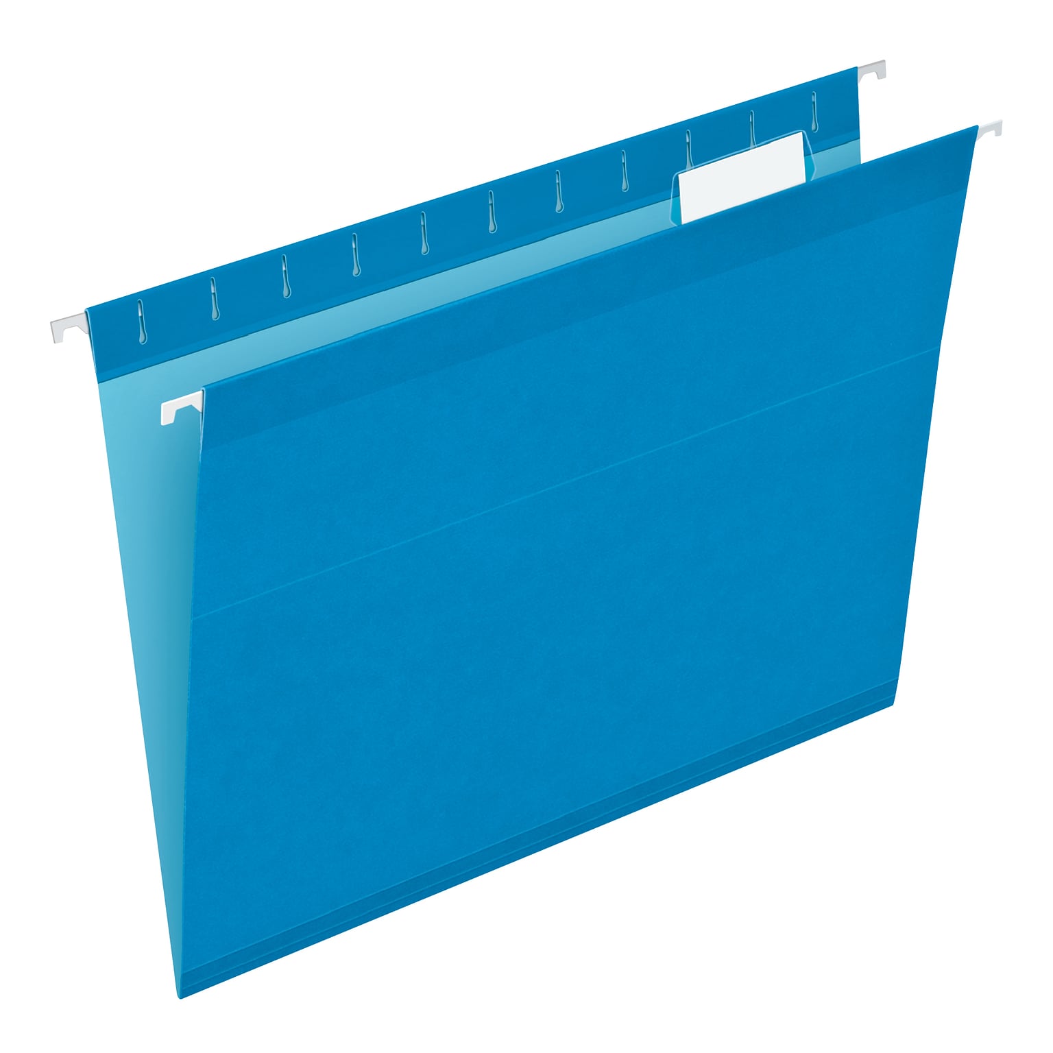 Pendaflex Reinforced Hanging File Folders, 1/5 Tab, Letter Size, Blue, 25/Box (PFX 4152 1/5 BLU)