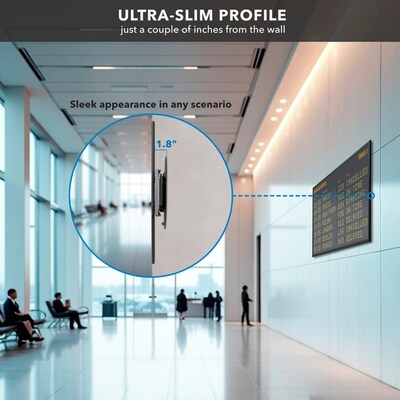 Mount-It! Full 360-Degree Rotation TV Wall Mount, 110 lbs. Max. (MI-1246F)