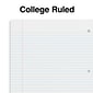 Staples Premium 3-Subject Notebook, 8.5" x 11", College Ruled, 150 Sheets, Teal (ST58316)