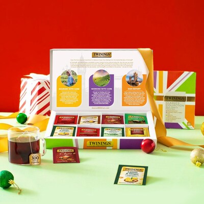 Twinings Classics Collections Gift Box Assorted Tea Bags, 48/Box (F15499)