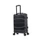 DUKAP SENSE Polycarbonate/ABS Medium Suitcase, Black (DKSEN00M-BLK)