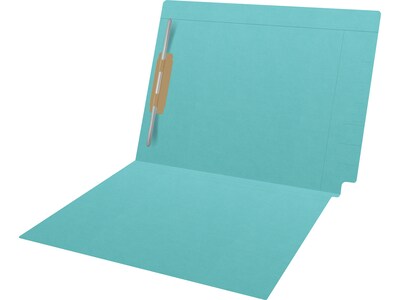 Medical Arts Press Kardex Match Reinforced End Tab File Folder, Straight Cut, Letter Size, Light Blue, 50/Box (S-09483-LBL)