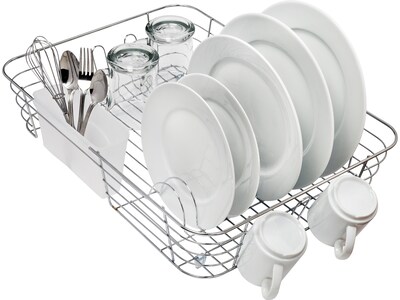 Honey-Can-Do Metal Dish Rack, Chrome (KCH-07659)