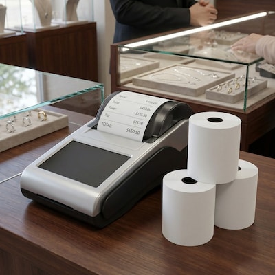 Staples Carbonless Paper Rolls, 3W x 85, 10/Pack (18223-CC)