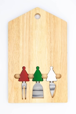 Whimsical Christmas 4pc Service Board