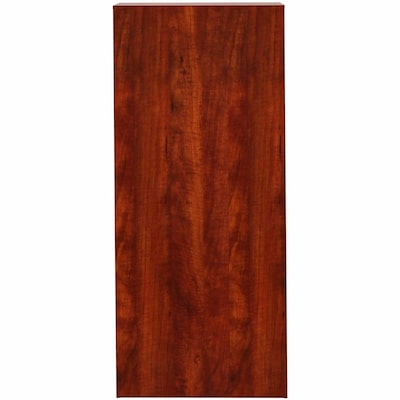 Lorell 84" 6-Shelf Bookcase with Adjustable-Shelves, Cherry Laminate (LLR99751)