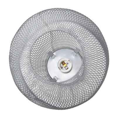 Creekwood Home Mesh Wire 11.8" LED Table Lamp, Gray (CWT-1002-GY)