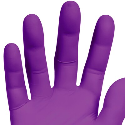 Kimtech Polaris Xtra Powder Free Nitrile Exam Gloves, Large, Dark Magenta, 50 Gloves/Box, 10 Boxes/Case (62763)