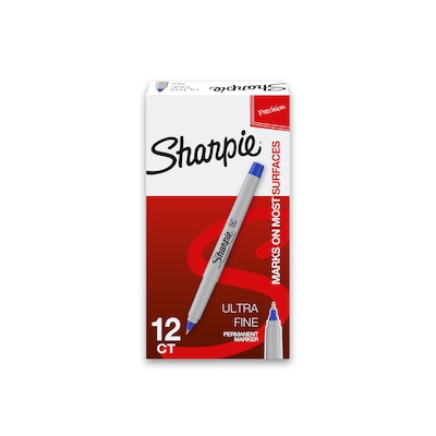 New SHARPIE 2-Pack METALLIC SILVER Permanent Marker (R-16)