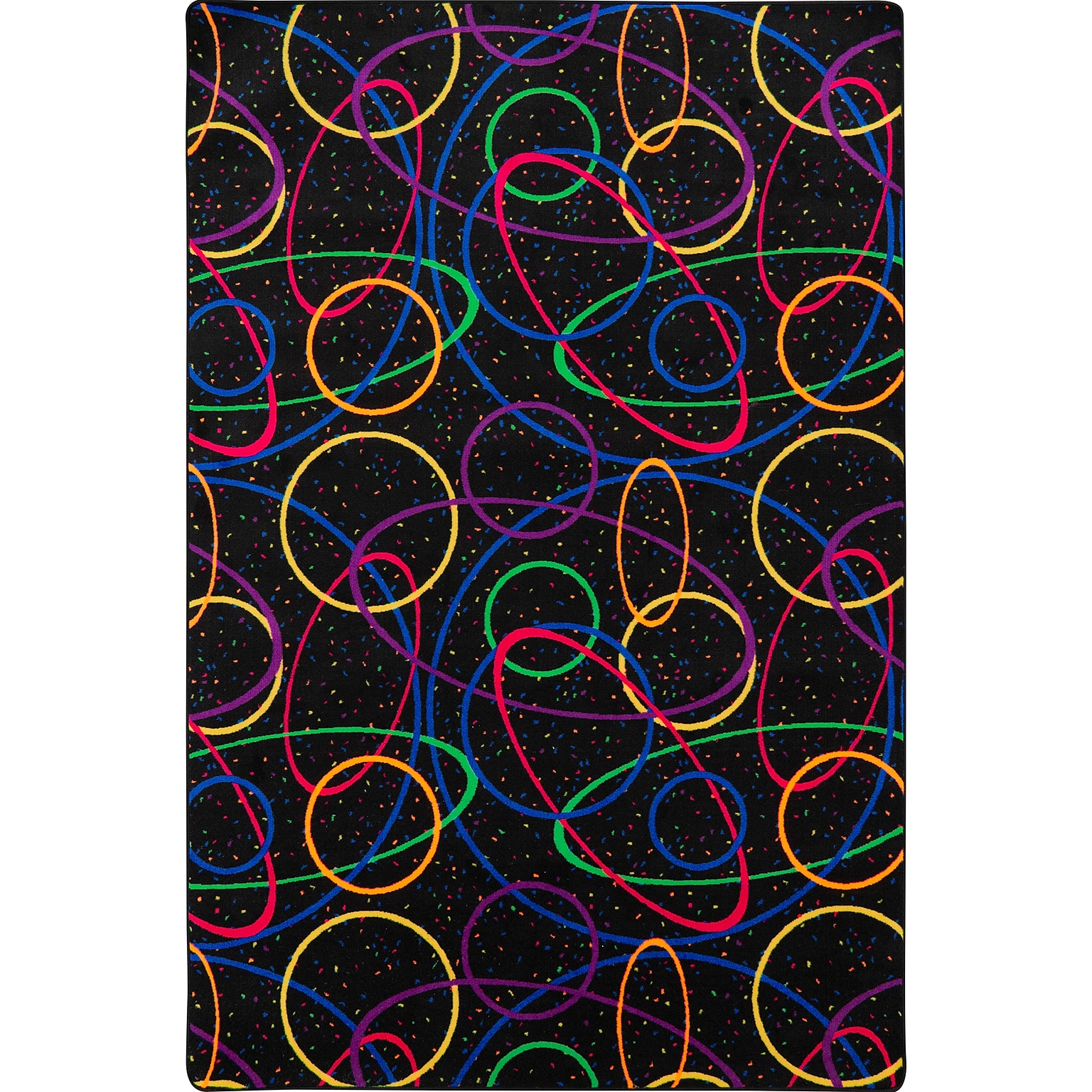 Joy Carpets Looped Nylon 12 x 76 Machine Tufted Rug, Fluorescent (450S)