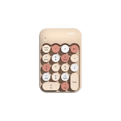 SaharaCase Retro Wireless Numeric Keypad, Sand Beige (KB44)