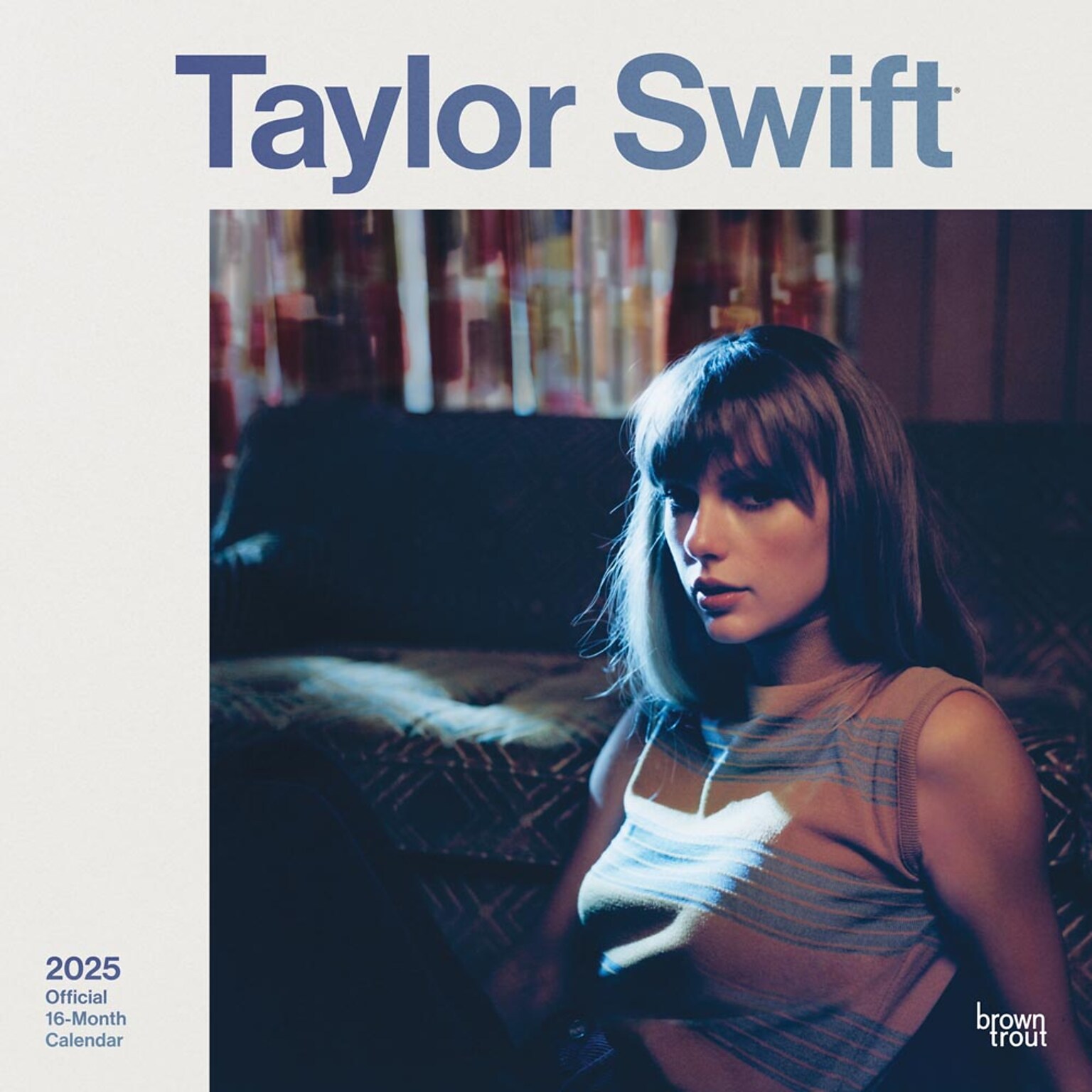2025 BrownTrout Taylor Swift OFFICIAL 12 x 24 Monthly Square Wall Calendar (9781975479633)
